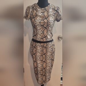 2 piece bodycon style outfit